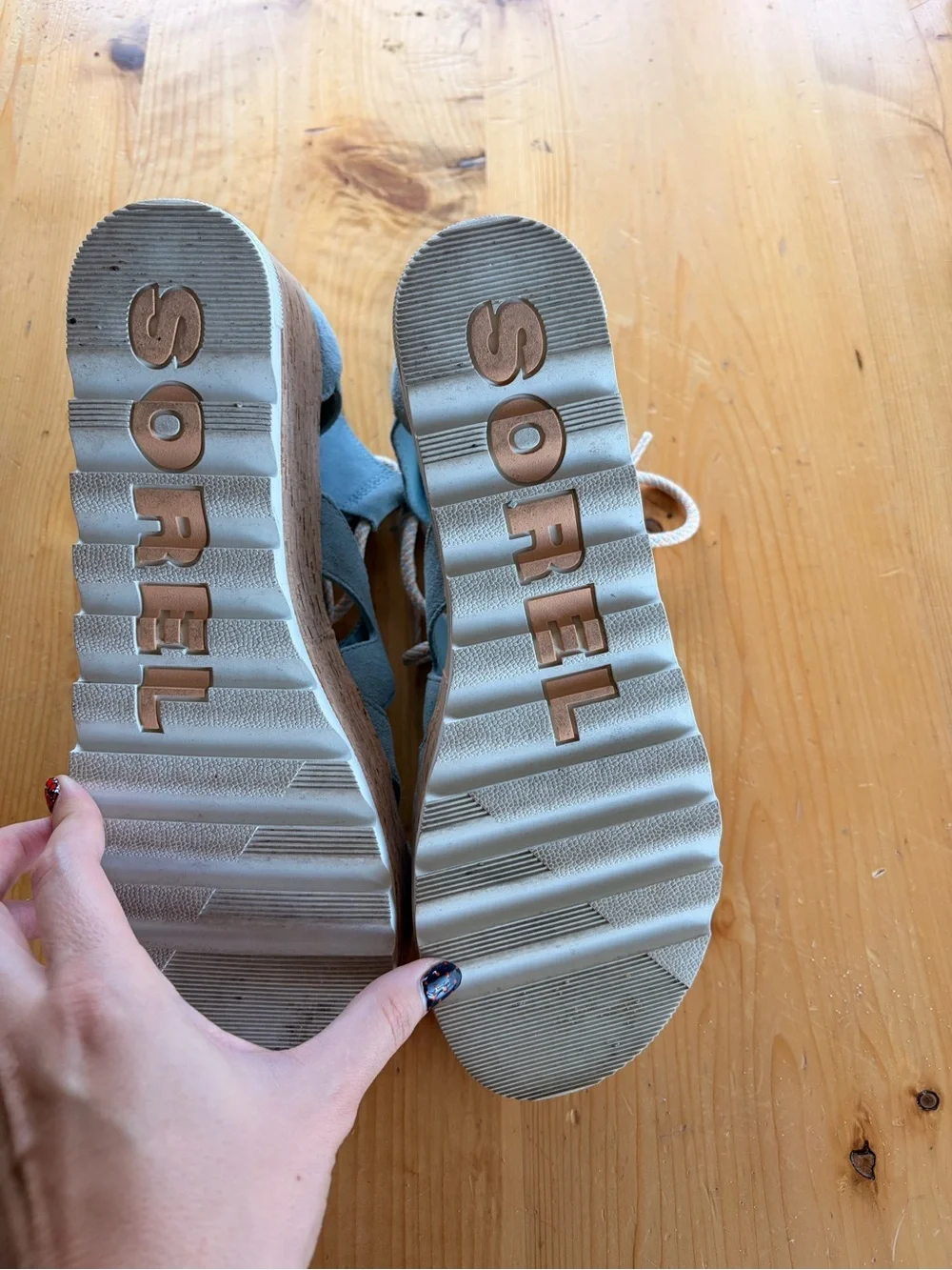 Sorel platform sandals